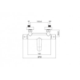 Смеситель для ванны DK Bayern Potsdam (DA2123201)