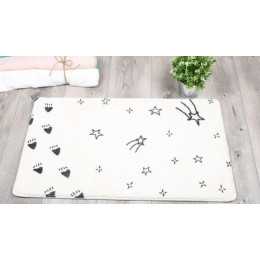 Коврик для ванной Fixsen Teddy Sky  белый 50х80см (FX-6001S)