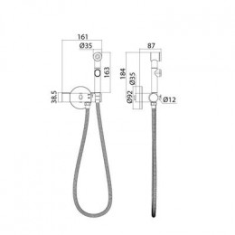 Гигиенический душ  IDDIS Axes (AXESBR0i08)