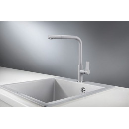 Смеситель для кухни GRANULA (2502, АЛЮМИНИУМ)