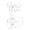Смеситель для ванны Lemark Point (LM0314C)