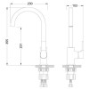 Смеситель для кухонной мойки Lemark Aura (LM0605C)