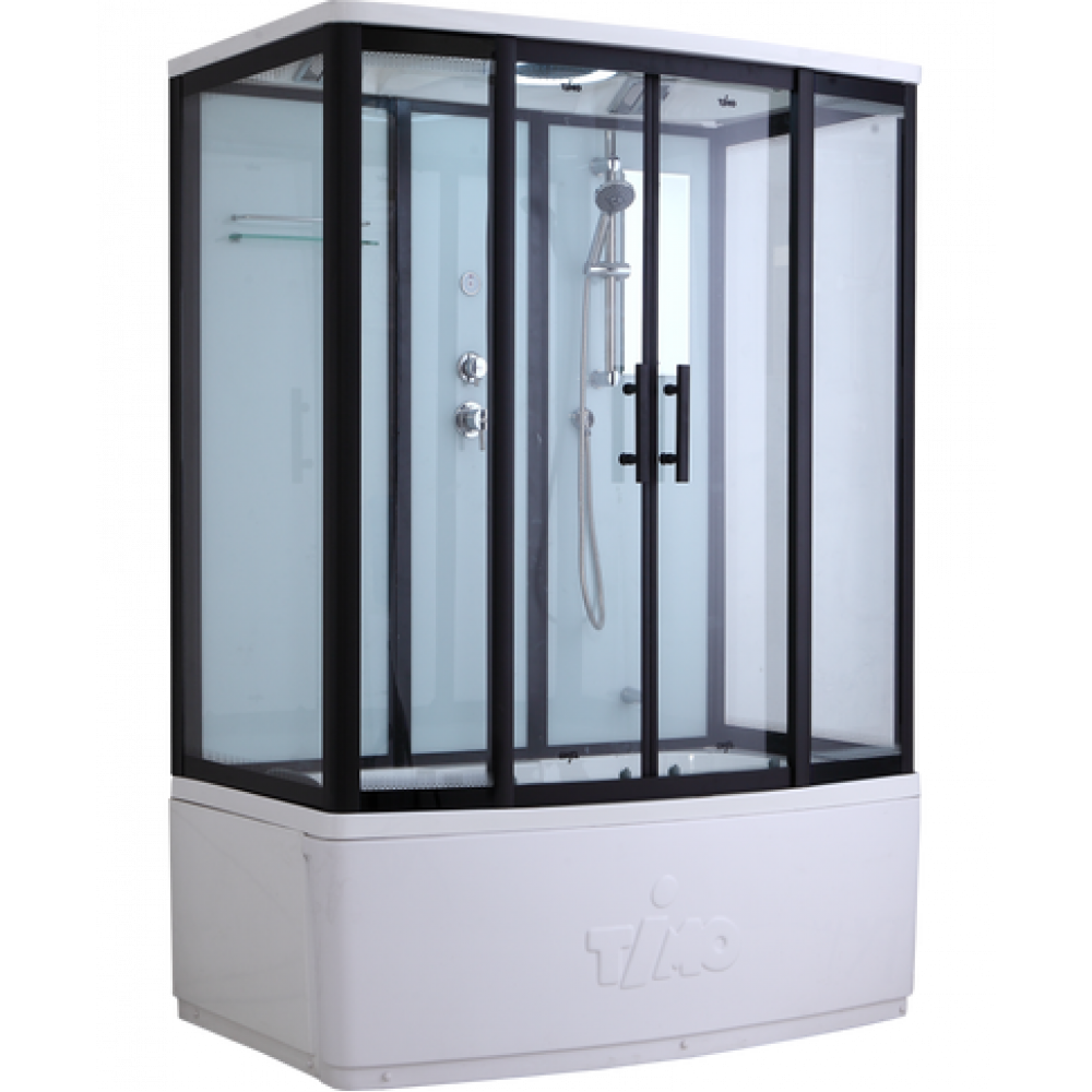 Душевая кабина Timo Standart Black 150*88*220  (T-6650B)