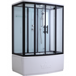 Душевая кабина Timo Standart Black 150*88*220  (T-6650B)