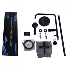 Душевая система, черная, FASHUN (A52409-7)