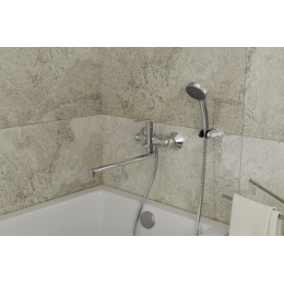 Смеситель для ванны с длинным поворотным изливом RUSH Fiji (FI1835-51)