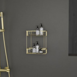 Полка двойная Timo Saona золото матовое (13083/17)