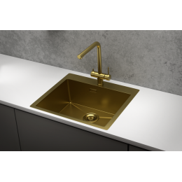 Кухонная мойка GRANULA (5951, ЗОЛОТО САТИН)
