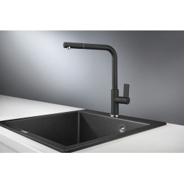 Смеситель для кухни GRANULA (2502, ЧЕРНЫЙ)
