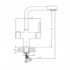 Смеситель для кухонной мойки с фильтром RUSH (MS9035-33Black)