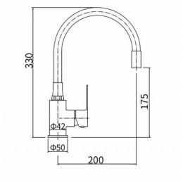 Смеситель для кухни FASHUN (A54101-12)