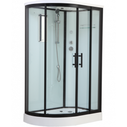 Душевая кабина Timo Standart Black 120*85*220  (T-6602BR)