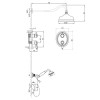 Душевая система Lemark Villa (LM4829B)