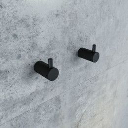 Комплект одинарных крючков IDDIS Petite, сплав металлов, черный матовый (PET2SB3i41)