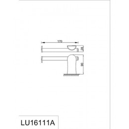 Бумагодержатель Rush Luson (LU16111А)