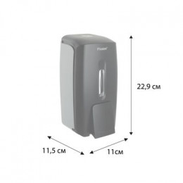 Дозатор для ж/м настенный 825мл Fixsen HOTEL пластик черный (FX-31012K)