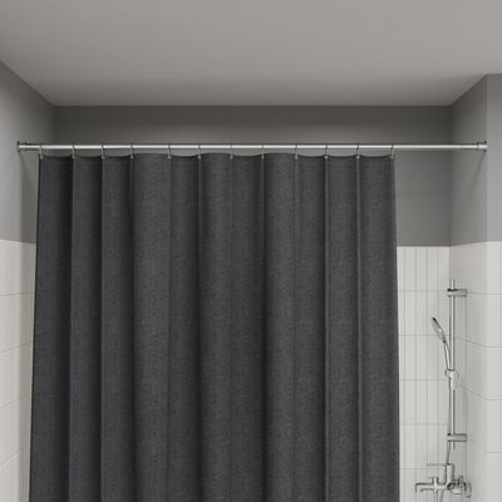 Карниз для ванной комнаты, 110-200 см, хром глянцевый, Elegante, IDDIS, (RSC0120i14)