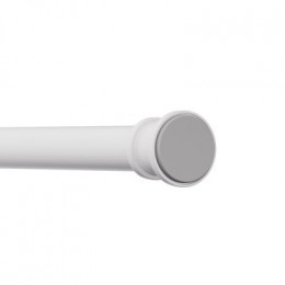 Карниз для ванной комнаты, 110-200 см, белый матовый, Elegante, IDDIS, (RSW0120i14)