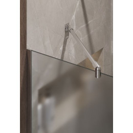 Душевая перегородка Timo TP-1190/00F-8 в узком профиле 1950*1190, стекло матовое 8 мм (T12)