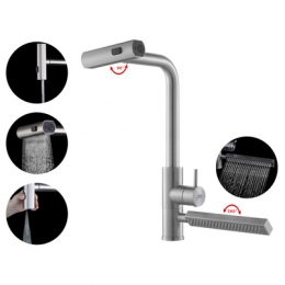 Смеситель для кухни FASHUN с вытяжной лейкой (A57131)