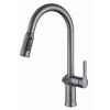 Смеситель для кухни вытяжной с дисплеем ESKO Gun Metal (K15GMLED)