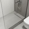 Лоток душевой, горизонтальный выпуск, комбинированный затвор, перфорированная решетка, 800мм, хром, IDDIS, (975A8SB10DZ)