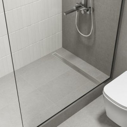 Лоток душевой, горизонтальный выпуск, комбинированный затвор, перфорированная решетка, 800мм, хром, IDDIS, (975A8SB10DZ)