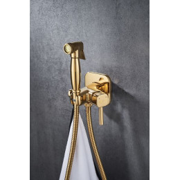 Смеситель Lemark Solo с гигиеническим душем (LM7165G)