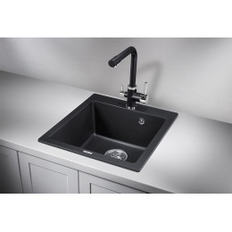 Кухонная мойка GRANULA (4651, ШВАРЦ)