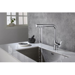 Смеситель для кухонной мойки Timo Hette (1026/00F chrome)