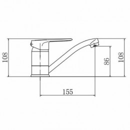 Смеситель для кухни FASHUN (A4504)