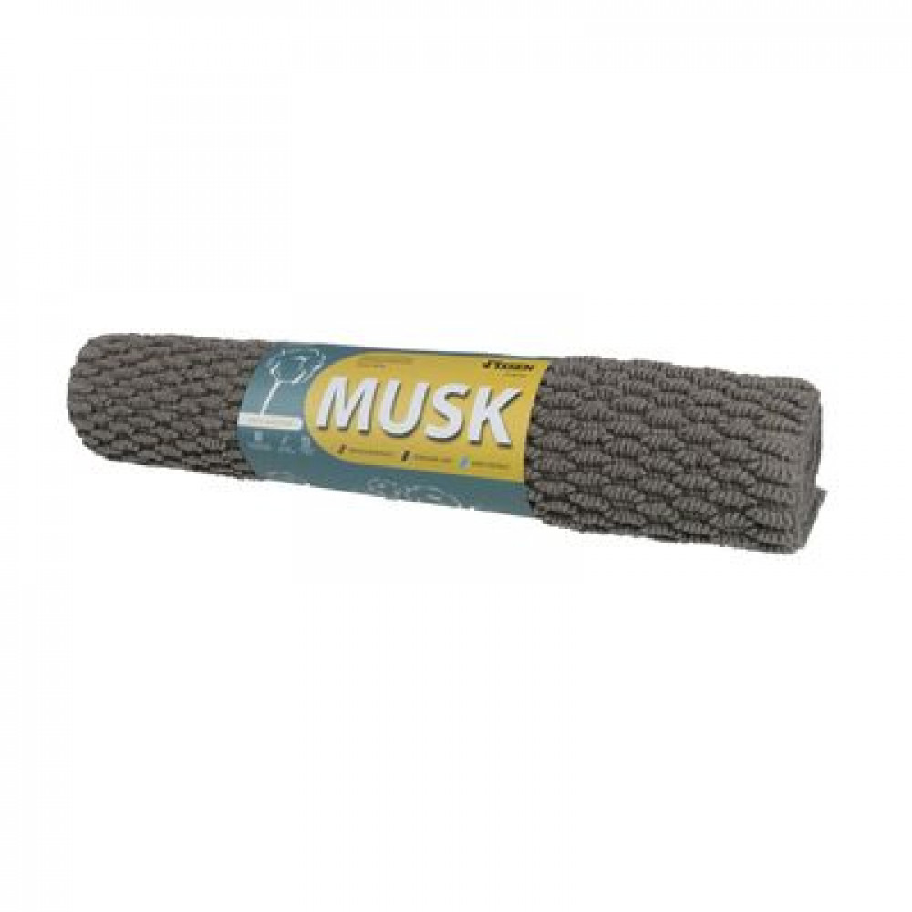 Коврик для ванной 1-ый Fixsen MUSK, серый, 50х80см (FX-8010K)