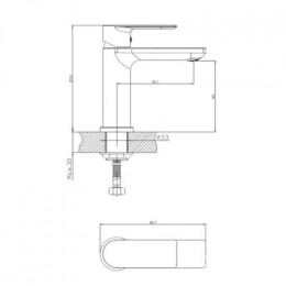 Смеситель для раковины с гигиеническим душем Haiba (HB12505)