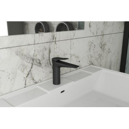 Смеситель для умывальника,черный RUSH Nevis (NE1735-12black)