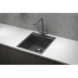 Кухонная мойка GRANULA (4600, ГРАФИТ МАТОВЫЙ)
