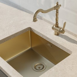 Мойка IDDIS  Edifice для подстольного монтажа Матовое золото (EDI54B0i77)