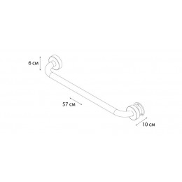Поручень для ванны FIXSEN Hotel 50 (FX-31017C)