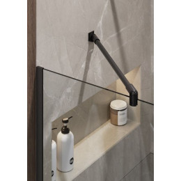 Душевая перегородка Timo TP-1190/03C-8 в узком  профиле 1950*1190, стекло прозрачное 8 мм (T10)