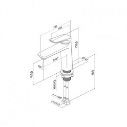 Смеситель для умывальника IDDIS Ever глянцевый хром (EVESB00i01)