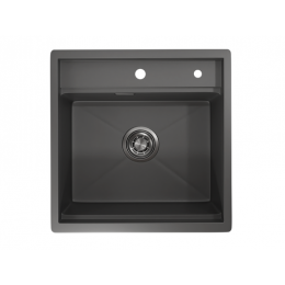 Кухонная мойка GRANULA (5051, ГРАФИТ МАТОВЫЙ)