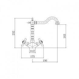 Смеситель для кухни FASHUN (A4408-4)