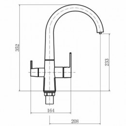 Смеситель для кухни FASHUN (A4353)