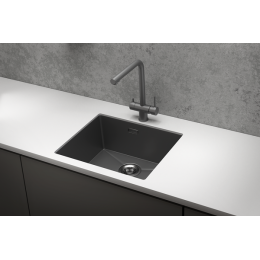 Кухонная мойка GRANULA (5445U, ГРАФИТ МАТОВЫЙ)
