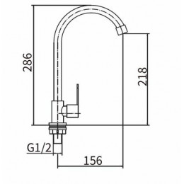 Кран для кухни под фильтр FASHUN (A54192)