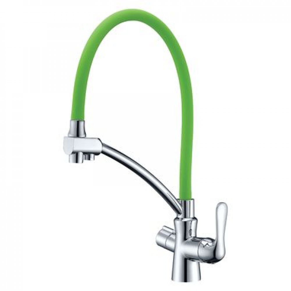 Смеситель для кухонной мойки Lemark Comfort (LM3070C-Green)
