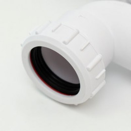 Сифон U-образный гладкостенный Lemark для измельчителя пищевых отходов под мойку (9940100)