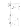 Смеситель для душа Lemark Unit (LM4503C)