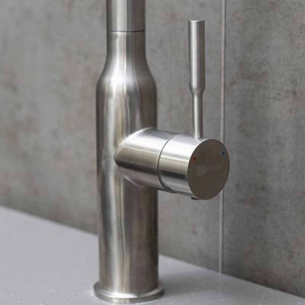 Смеситель Lemark Expert для кухни с вытягивающимся поворотным изливом (LM5086S)
