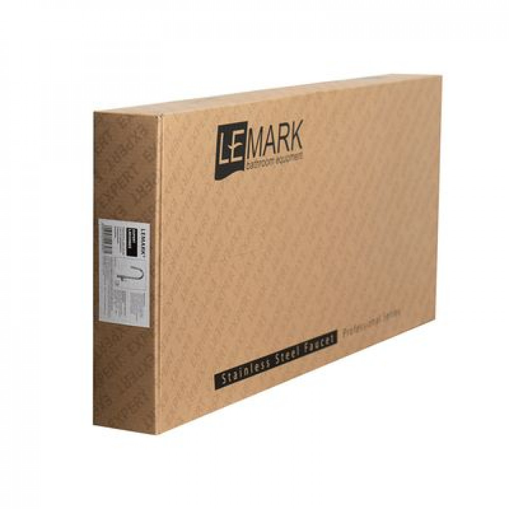 Смеситель Lemark Expert для кухни с вытягивающимся поворотным изливом (LM5086S)