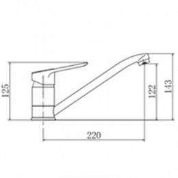 Смеситель для кухни FASHUN (A4207)